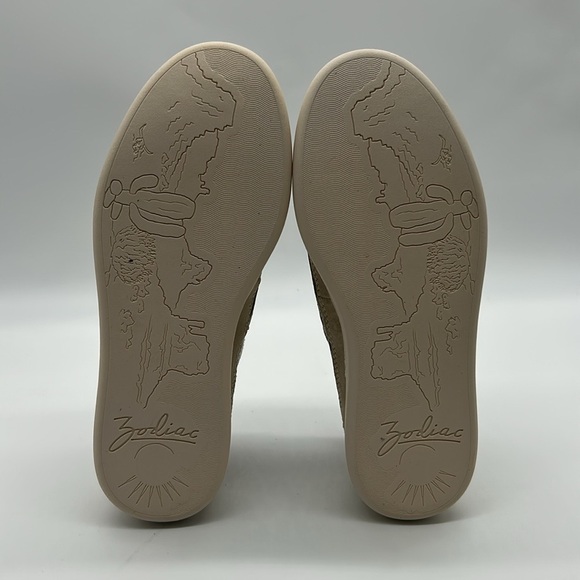 Zodiac Cheezburger Plaid Lace-Up Sneakers Women’s Size 8M Black White Tan NIB - Picture 9 of 11